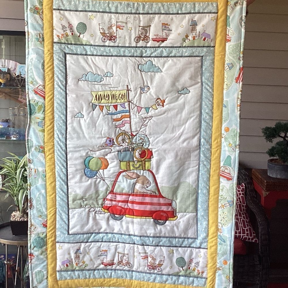 New with Tags Children's Adventure Hand Crafted  Quilt
